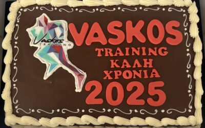 Η καθιερωμένη κοπή πίτας της ομάδας μας Vaskos Training για το 2025